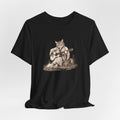Cat Playing Guitar T‑Shirt – Vintage Acoustic Cat Music Tee