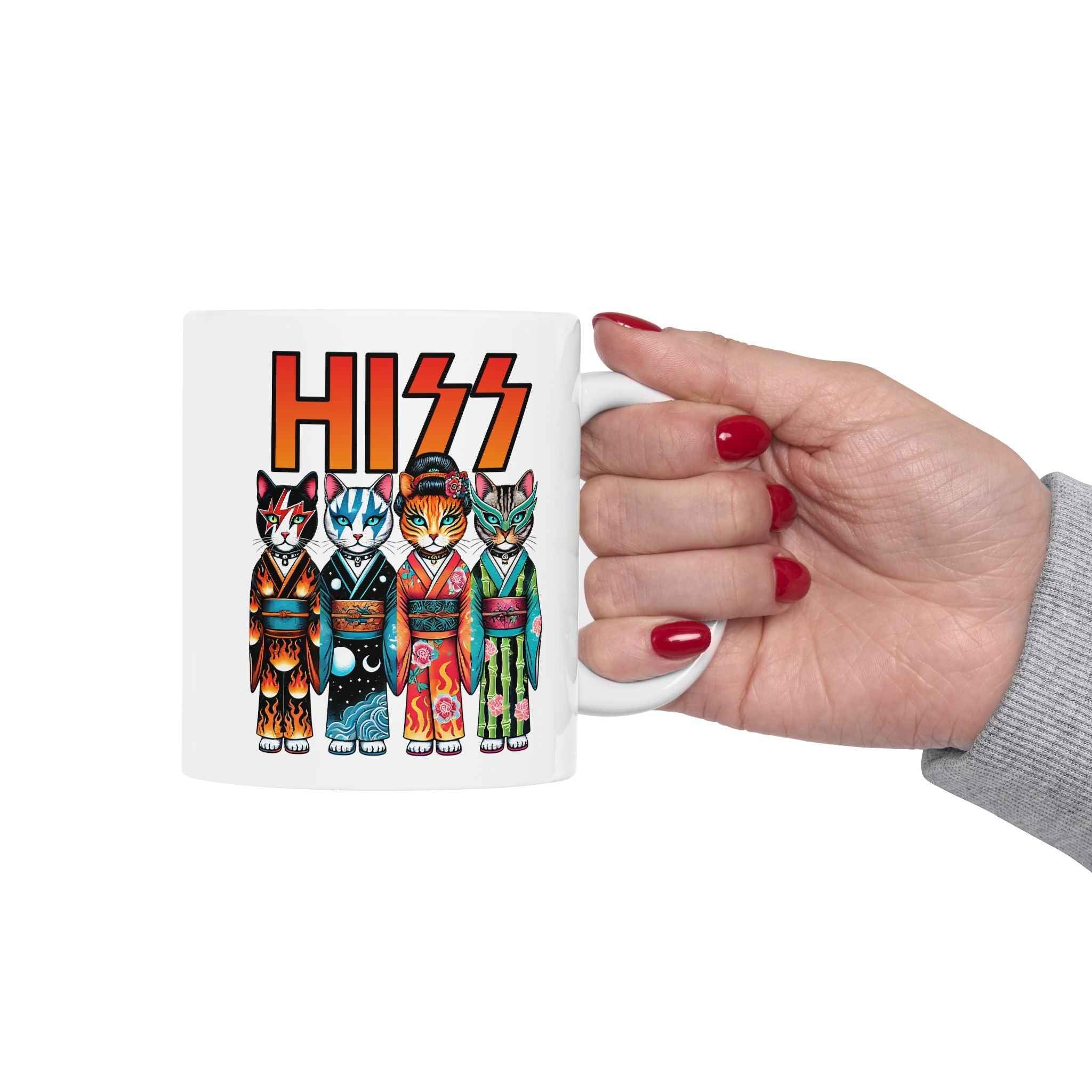 HISS Funny Cats Mug (11oz, 15oz)