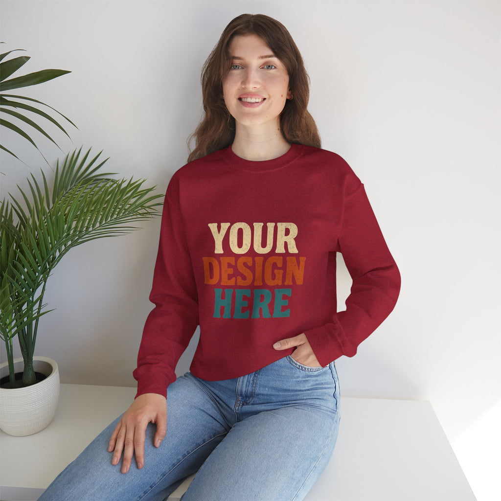 Custom Image Sweatshirt – Your Art, Photo, or Design Printed