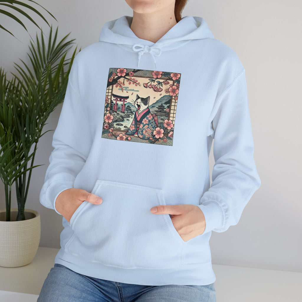 Geisha Cat Hoodie - Unisex