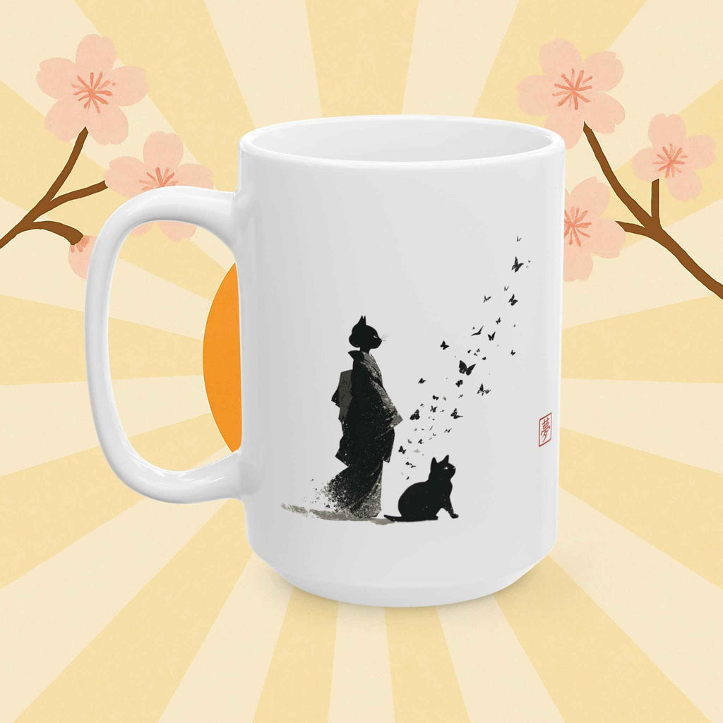 Minimalist Silhouette Ceramic Mug (11oz & 15oz)