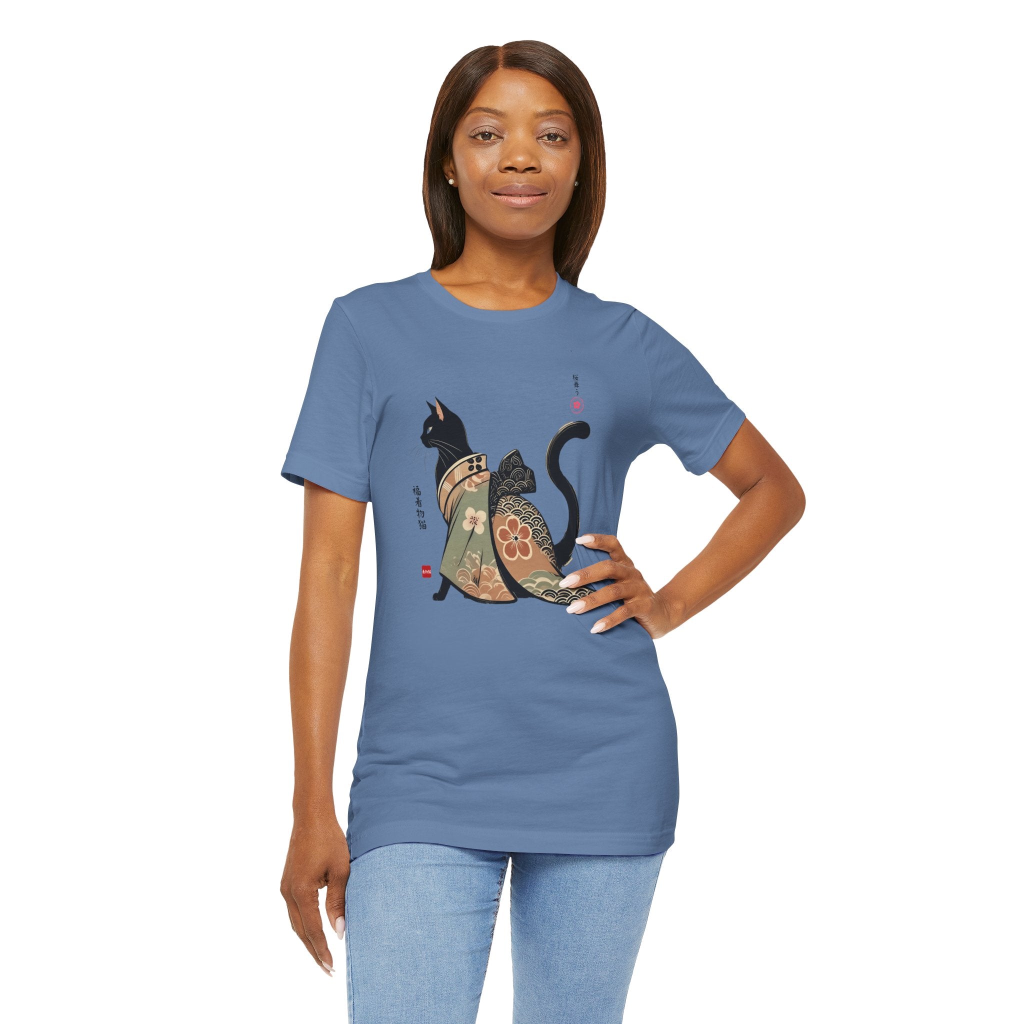 Lucky Kimono Cat Tee – Unisex