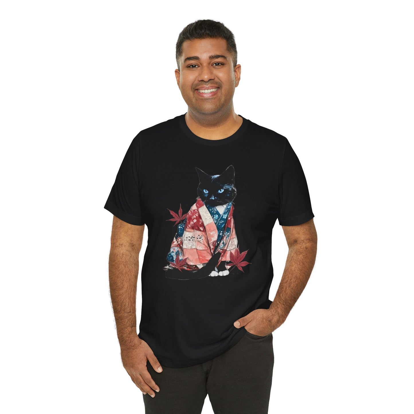 Kimono Cat Tee, Momiji Nekoma - Unisex