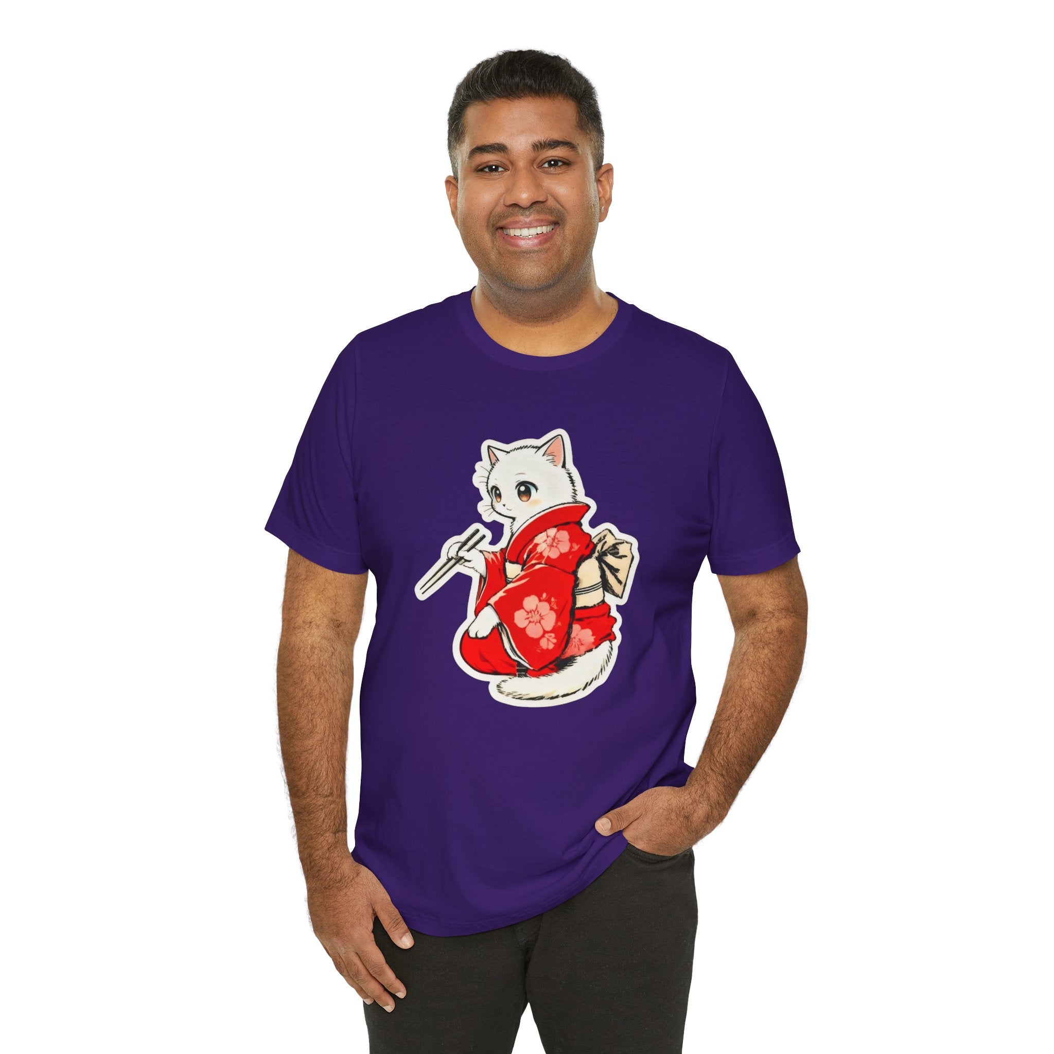 Sushi Kimono Cat Shirt - Cute Japanese Tee