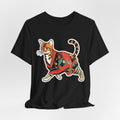 Cute Japanese Cat Shirt Kimono Kitty Tee