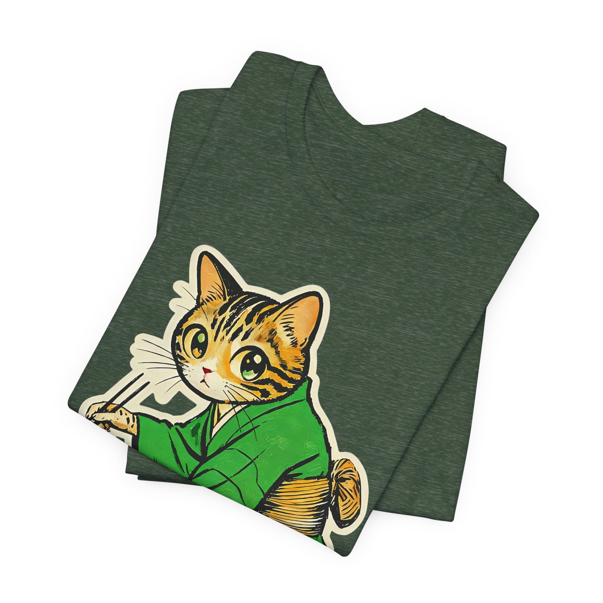 Kawaii Bengal Kimono Cat Shirt  Sushi Cat Tee