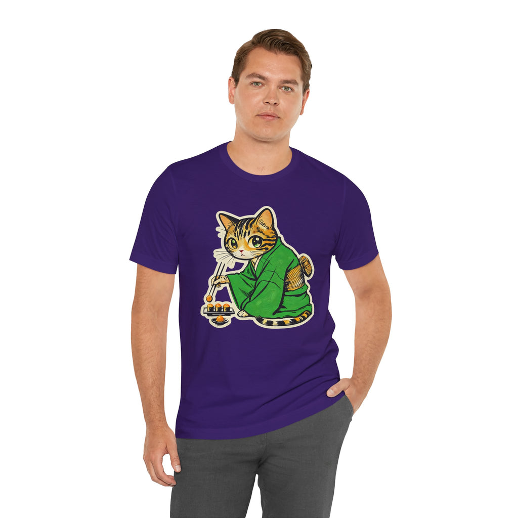 Kawaii Bengal Kimono Cat Shirt  Sushi Cat Tee