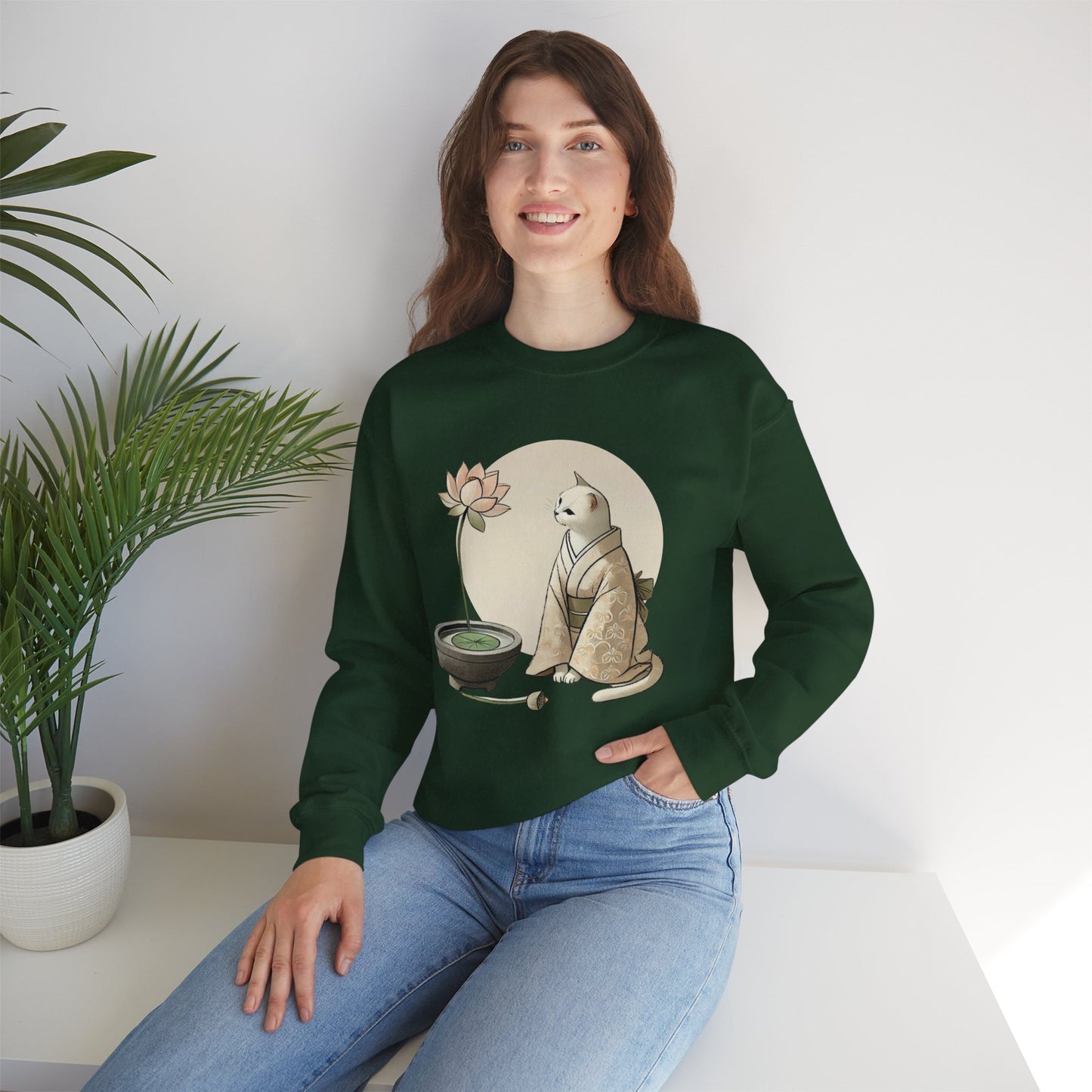 Geisha Cat Sweatshirt