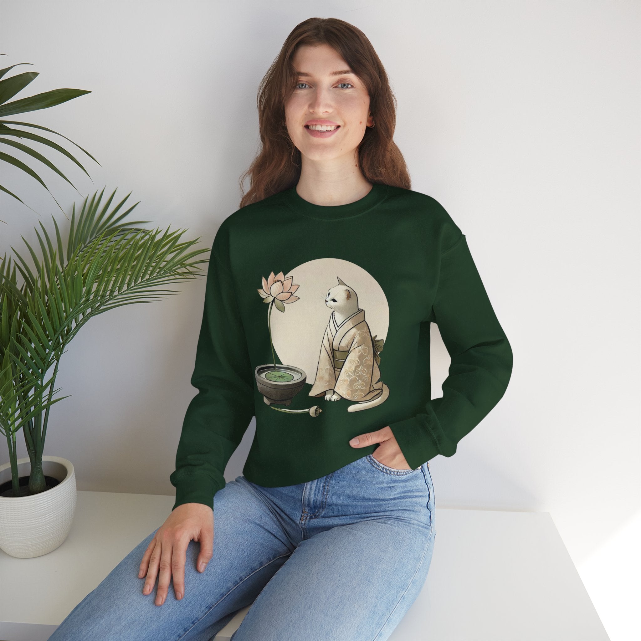 Geisha Cat Sweatshirt