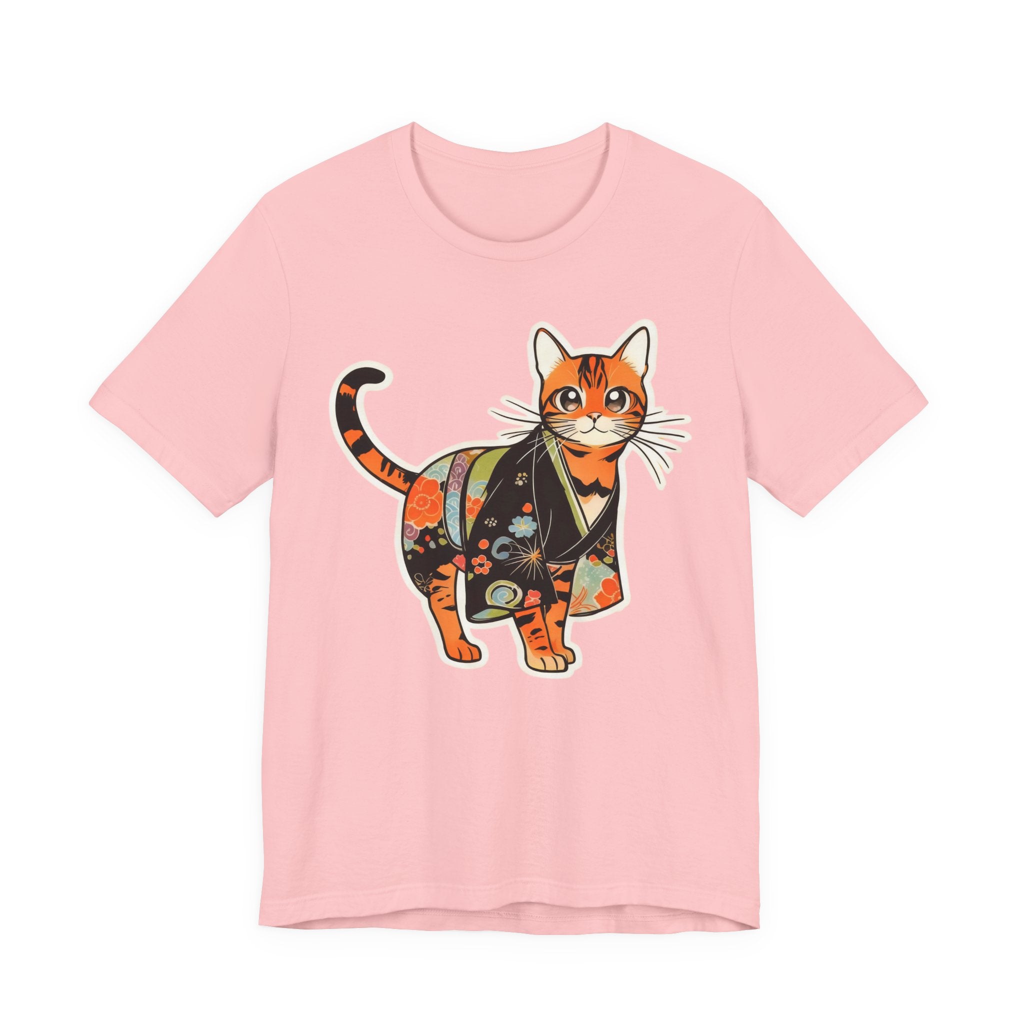 Kawaii Kimono Cat Shirt Japan Gift Tee