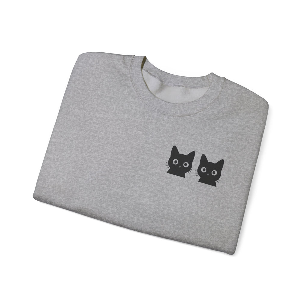 Black Cats Unisex Sweatshirt - Cat Lover Sweater