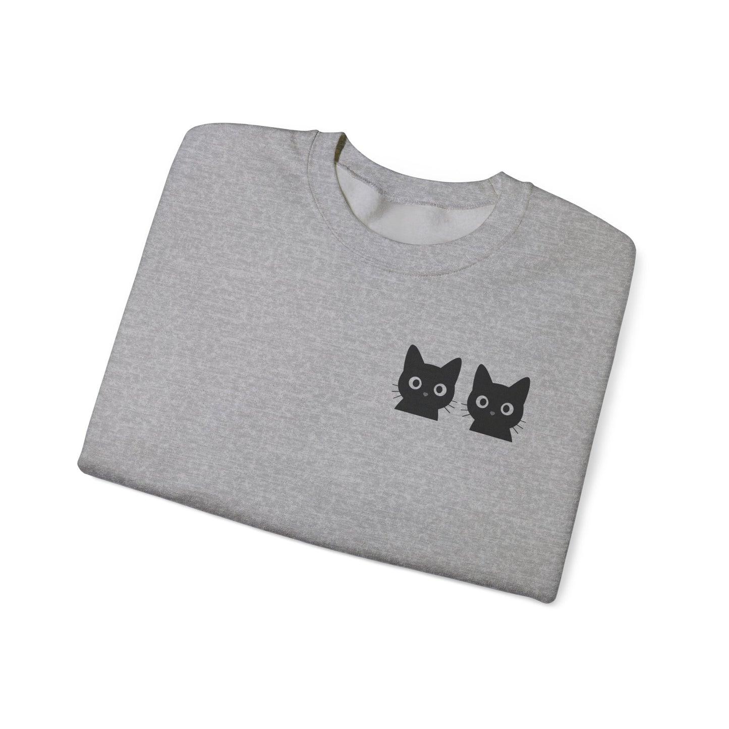 Black Cats Unisex Sweatshirt - Cat Lover Sweater
