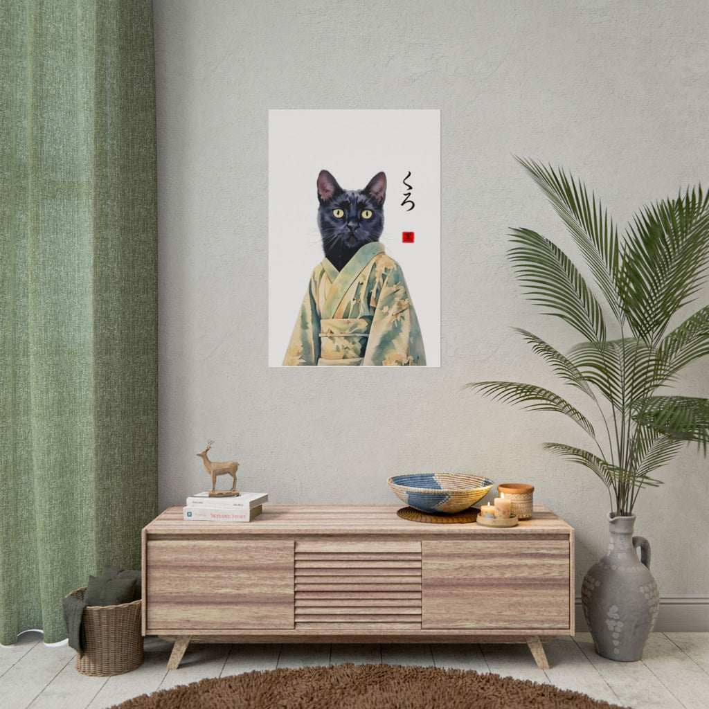 Custom Kimono Pet Portrait – Personalized Japanese-Style Pet Artwork