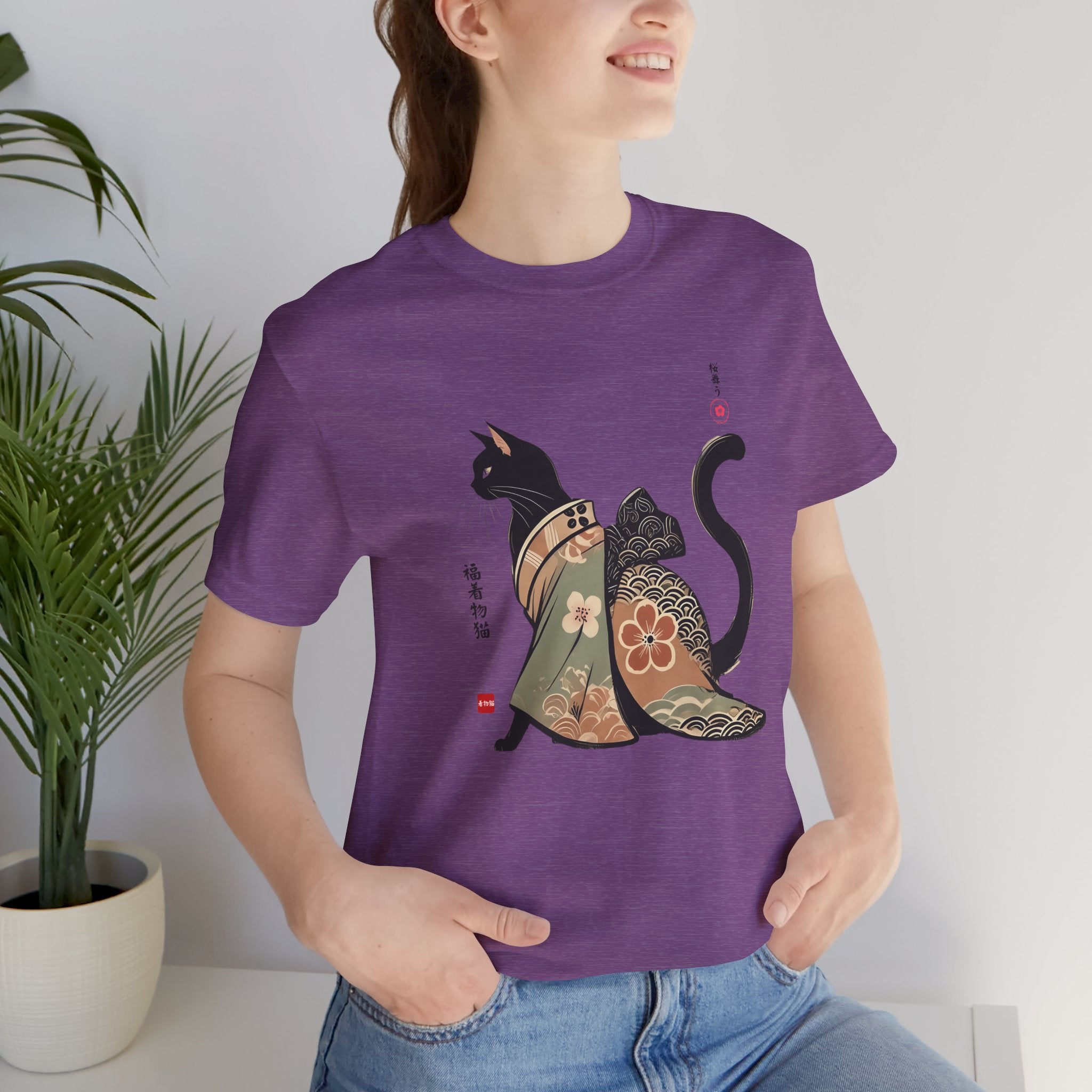 Lucky Kimono Cat Tee – Unisex