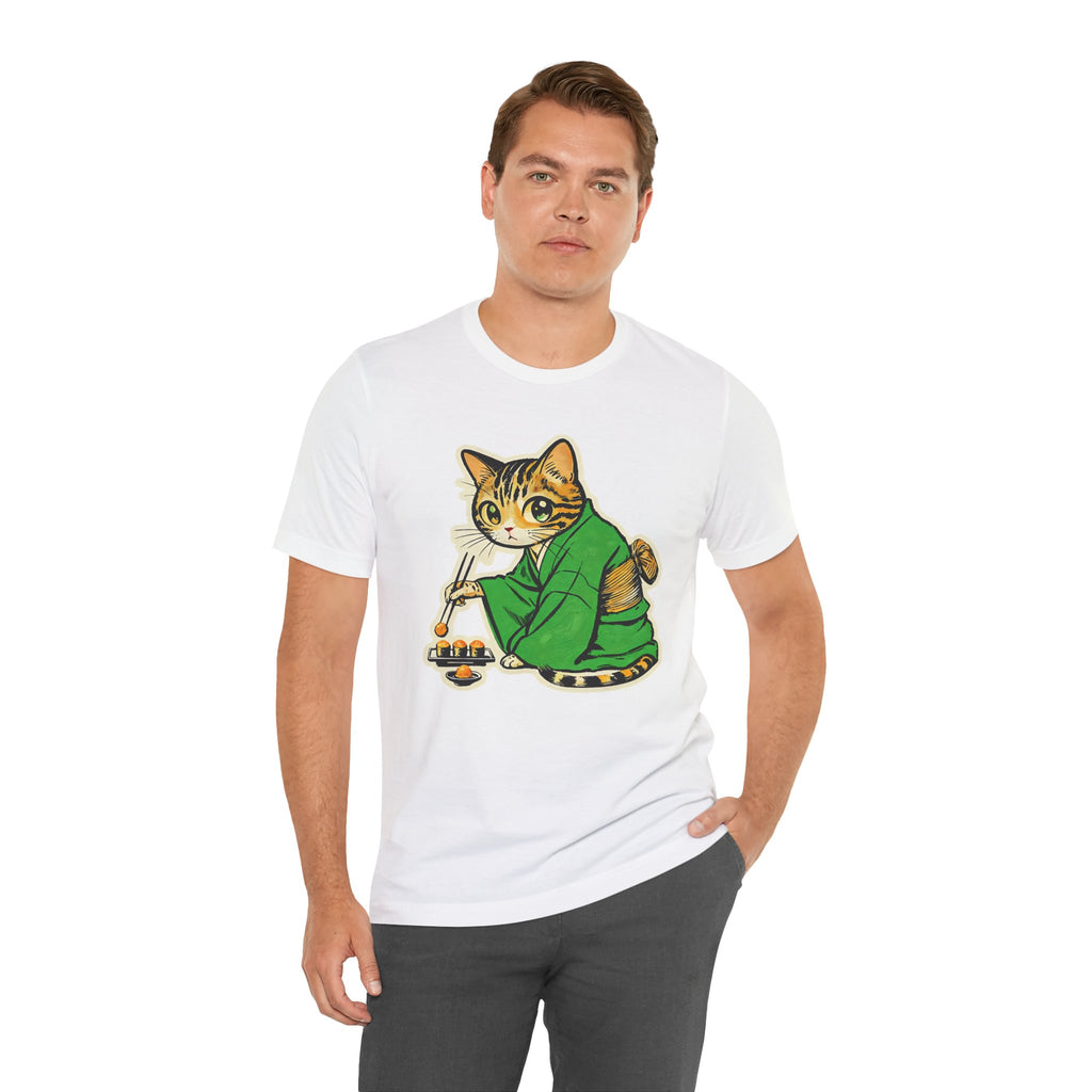 Kawaii Bengal Kimono Cat Shirt  Sushi Cat Tee