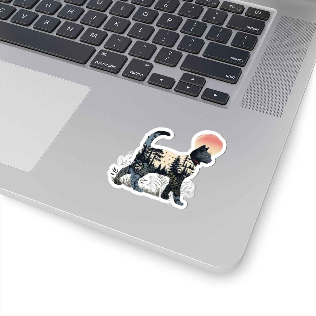 Forest Cat Sticker | Kiss-Cut Vinyl Decal