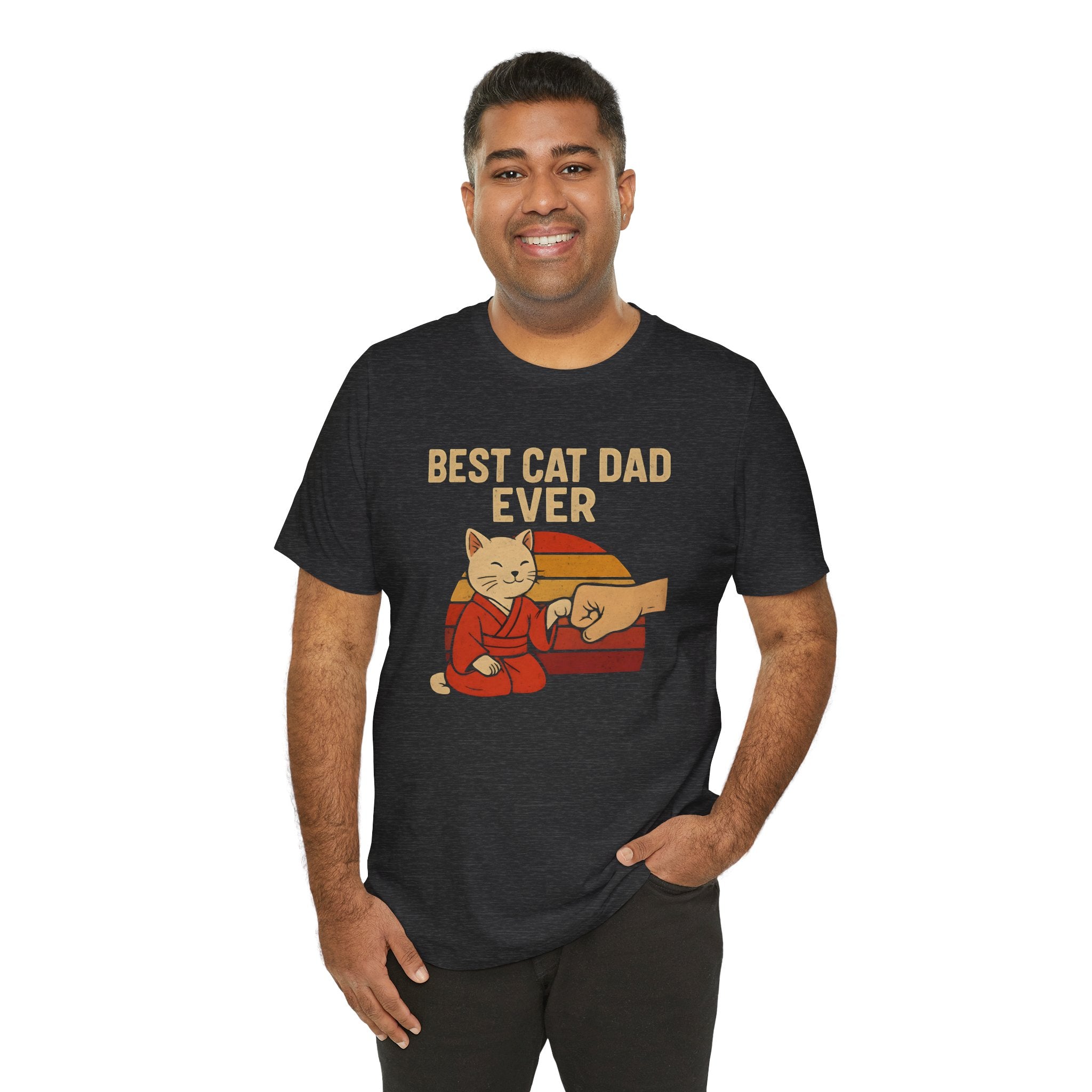 Best Cat Dad Ever Tee – Unisex
