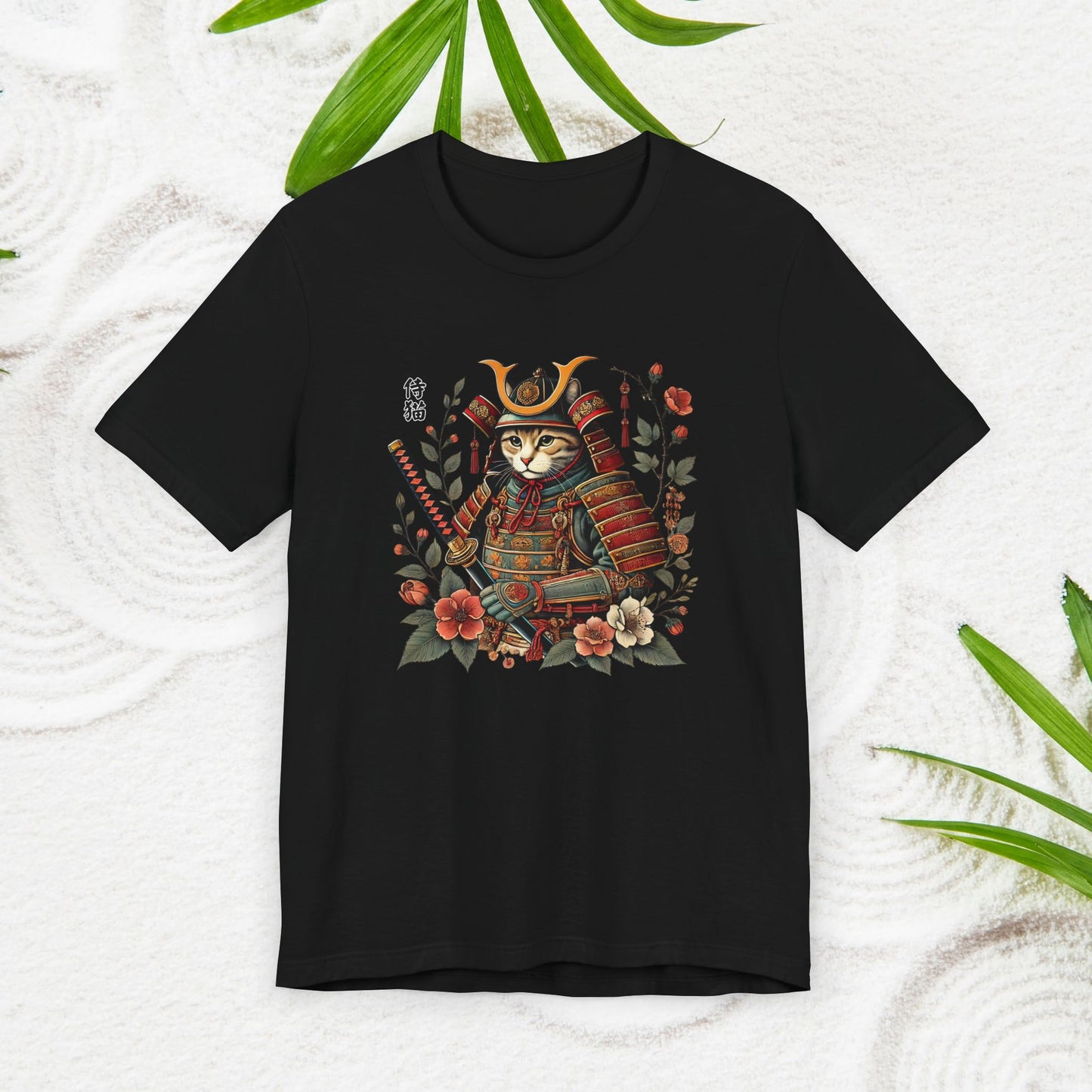 Japanese Samurai Cat - Unisex T-Shirt
