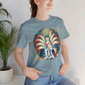 Moonlit Kitsune Tee - Enchanting Fox Design for Nighttime Style