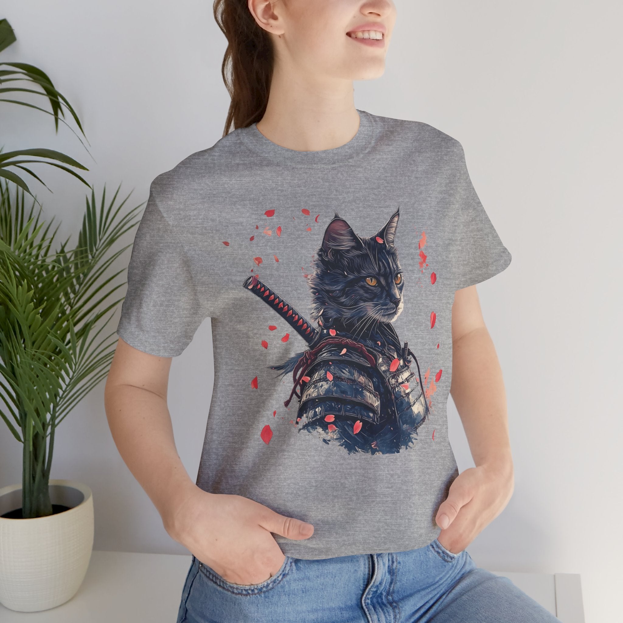 Samurai Cat Warrior Tee - Unisex