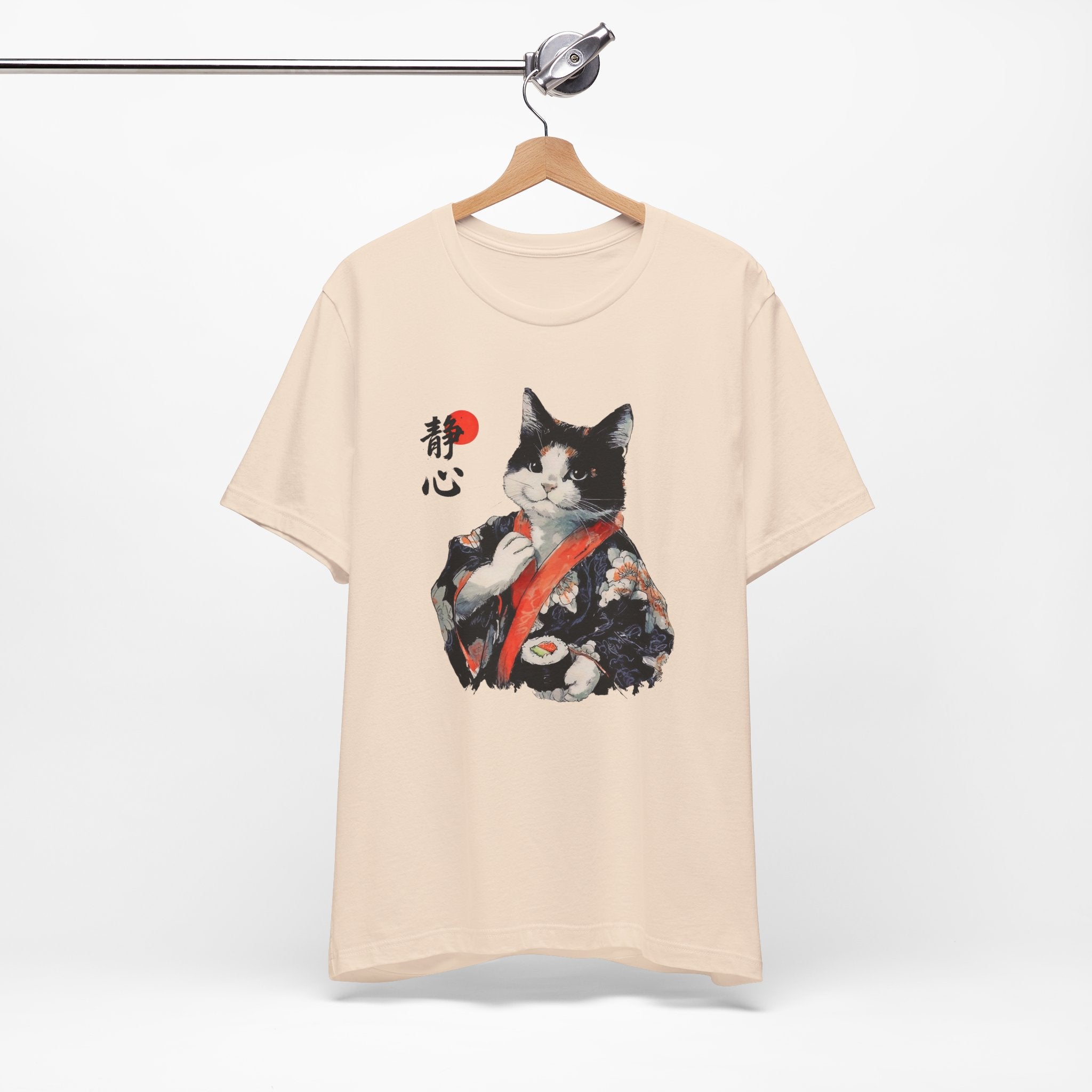 Sushi Cat T-Shirt | Japanese Kimono Neko
