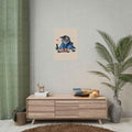 Sushi Cat – 集 (Shū, “Focus”) Wall Art Print 🐾🍣