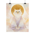 Cat Saint Poster - Sacred Ragdoll Art Print (Rolled Poster)