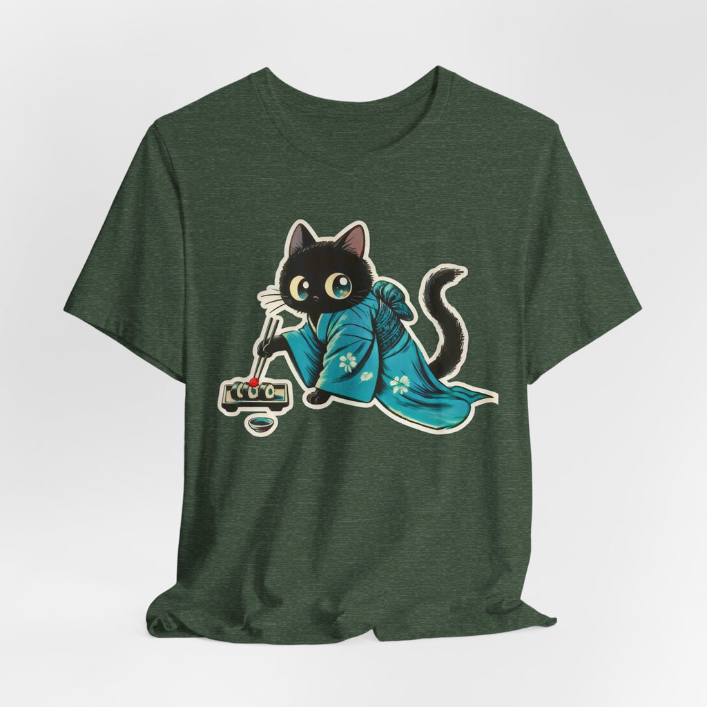 Sushi Cat Shirt - Japanese Kawaii Cat Tee