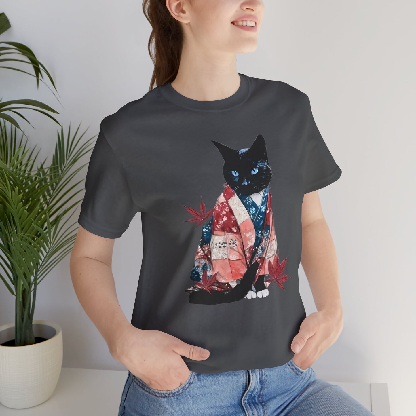 Kimono Cat Tee, Momiji Nekoma - Unisex