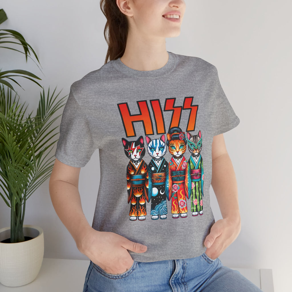 HISS Lustige Kimono-Katzen - Unisex T-Shirt