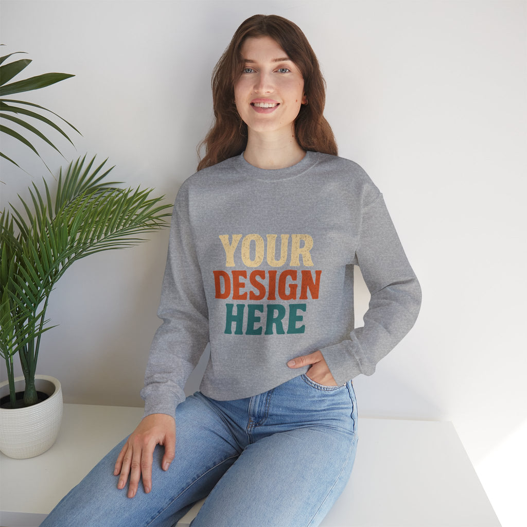 Custom Image Sweatshirt – Your Art, Photo, or Design Printed