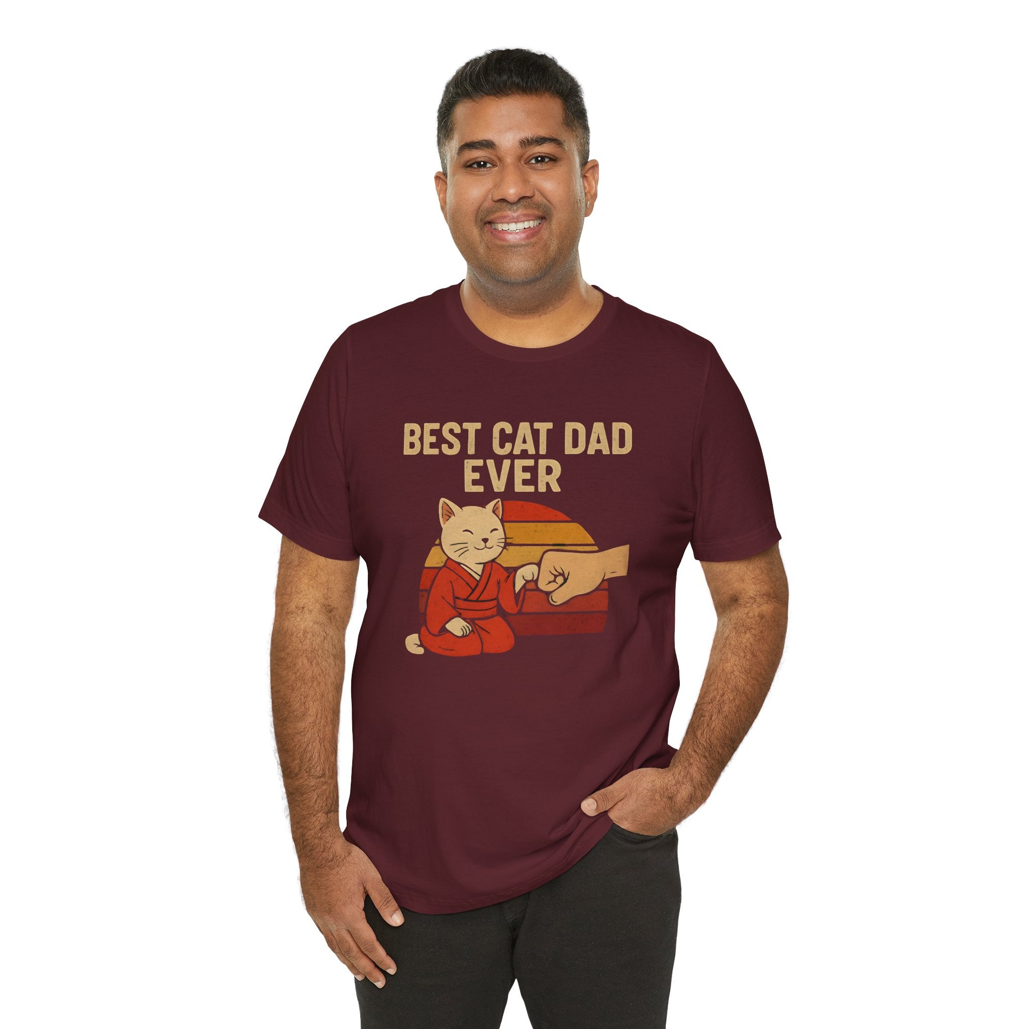 Best Cat Dad Ever Tee – Unisex
