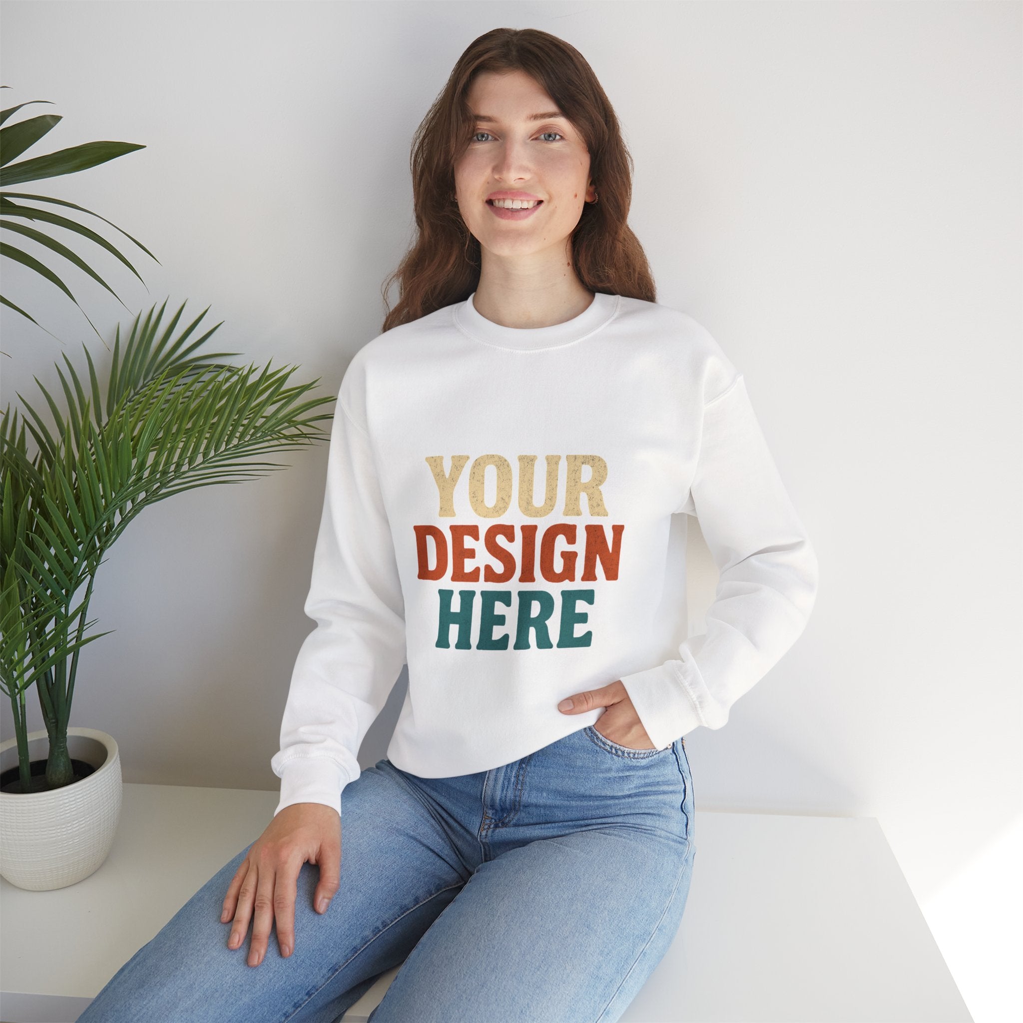 Custom Image Sweatshirt – Your Art, Photo, or Design Printed