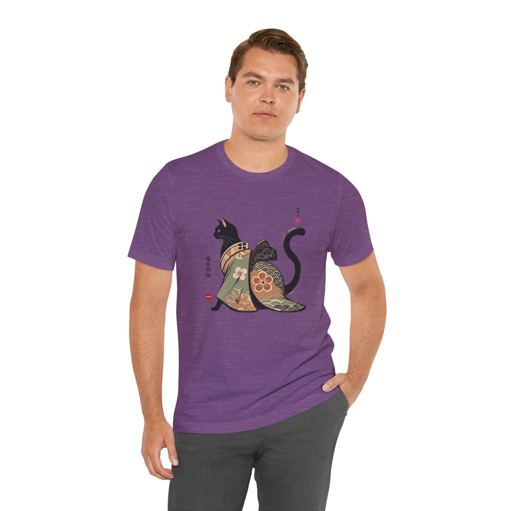 Lucky Kimono Cat Tee – Unisex