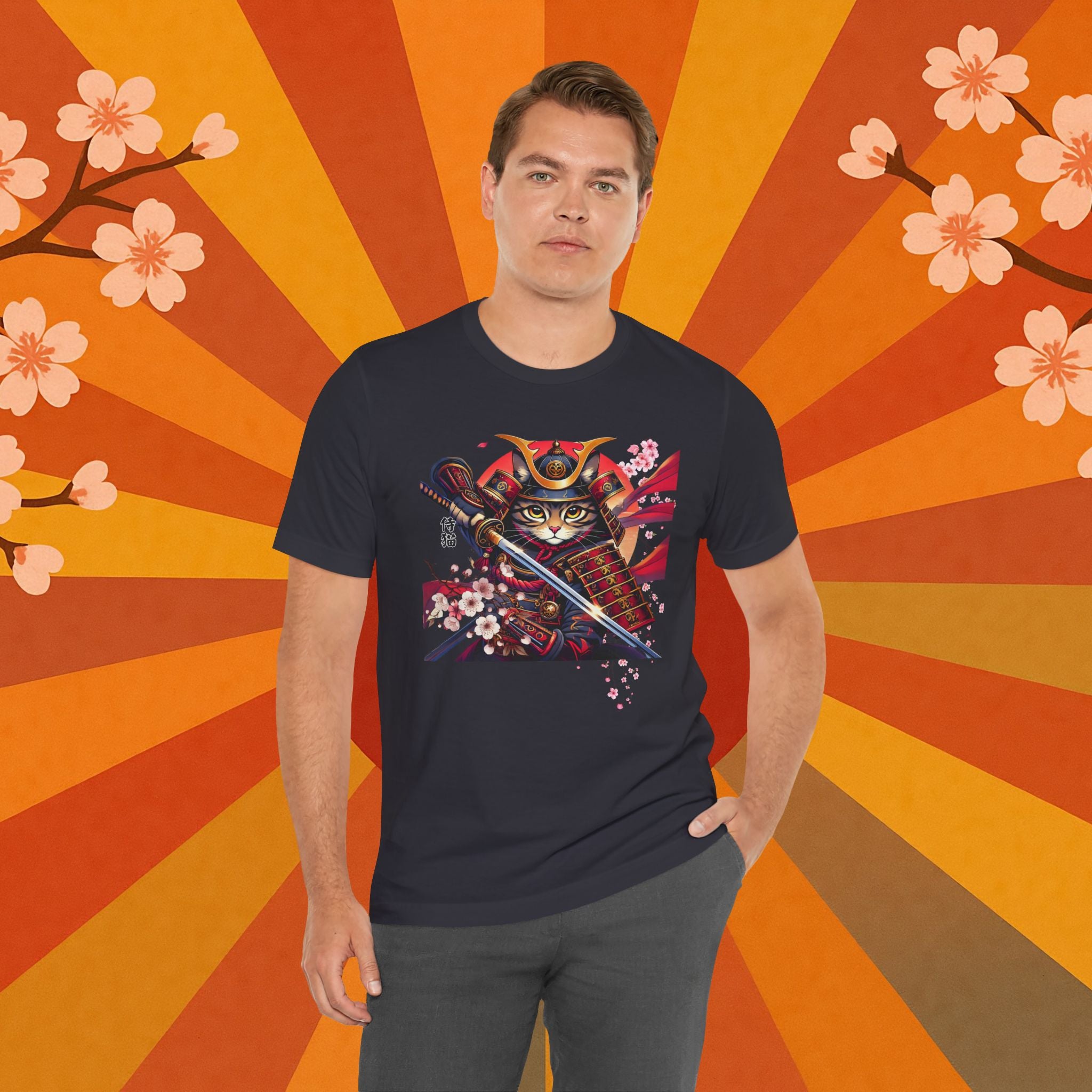 Midnight Samurai Cat Tee - Unisex