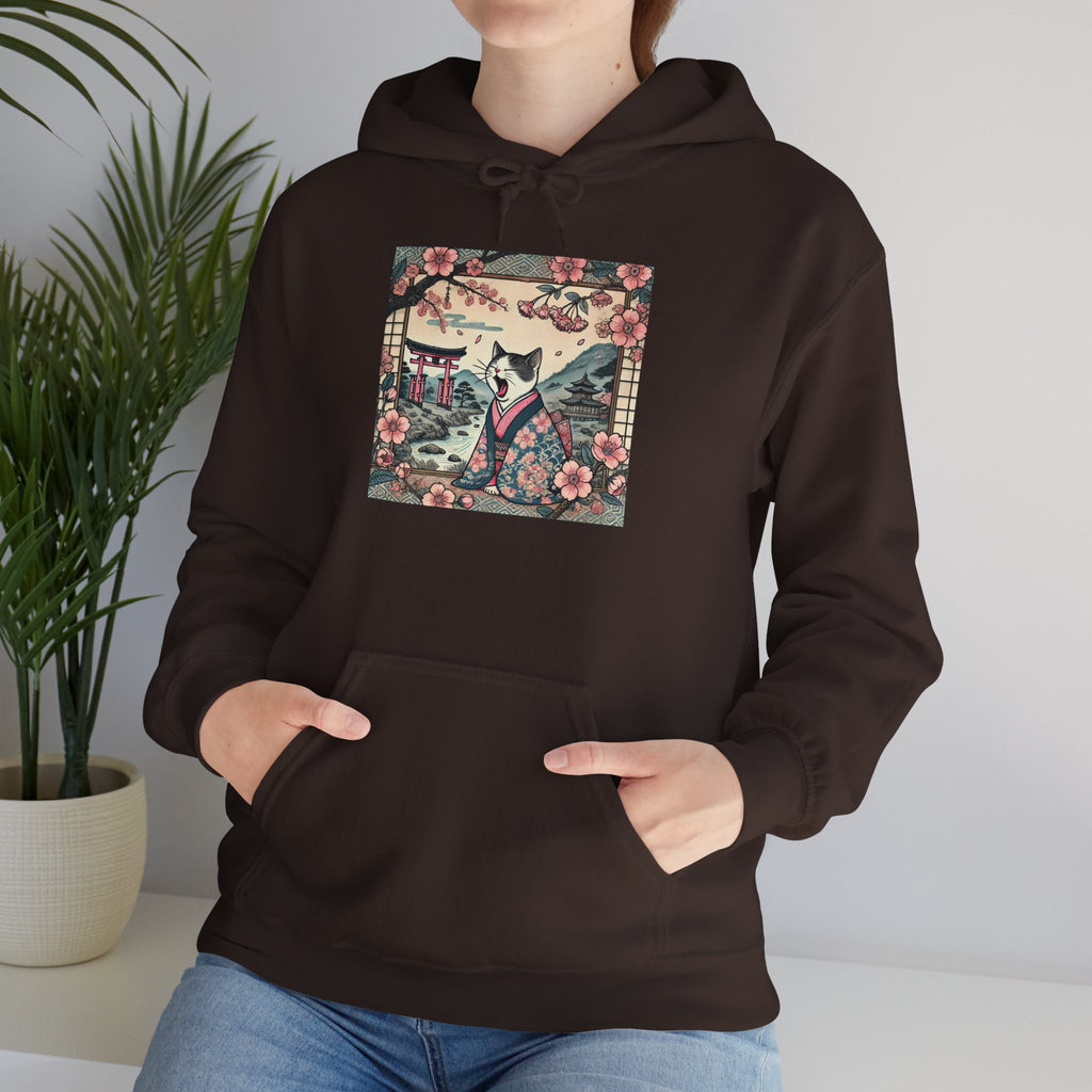 Geisha Cat Hoodie - Unisex