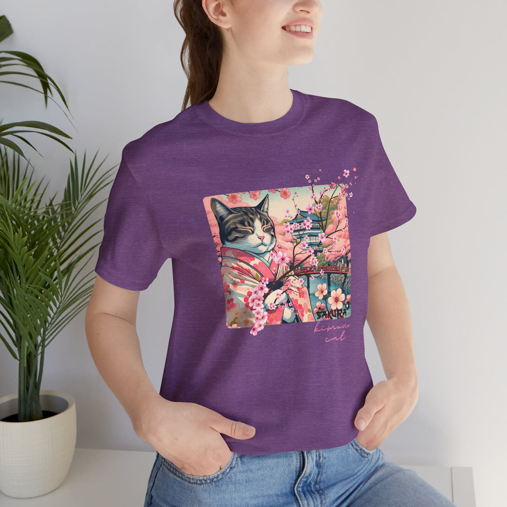 Sakura Kimono Cat Tee - Unisex