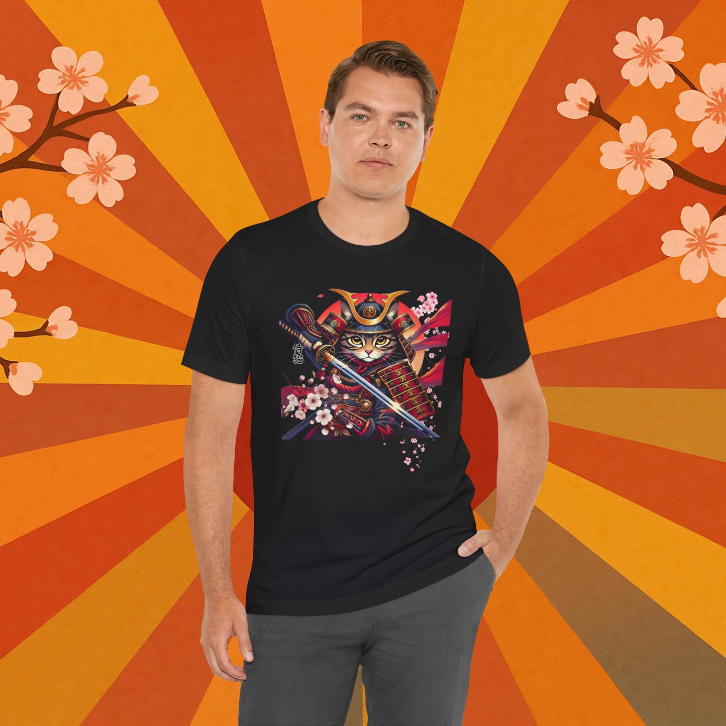 Midnight Samurai Cat Tee - Unisex