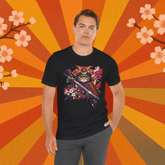 Midnight Samurai Cat Tee - Unisex