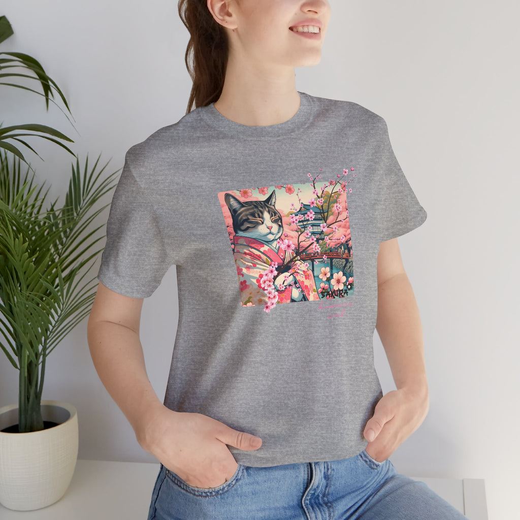 Sakura Kimono Cat Tee - Unisex
