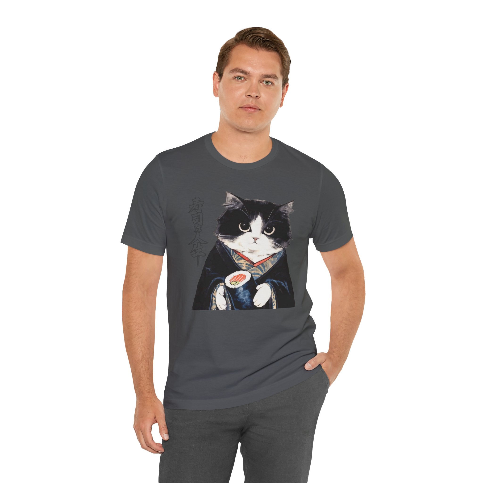 Japanese Neko Cat Tee | Cat in Kimono Shirt