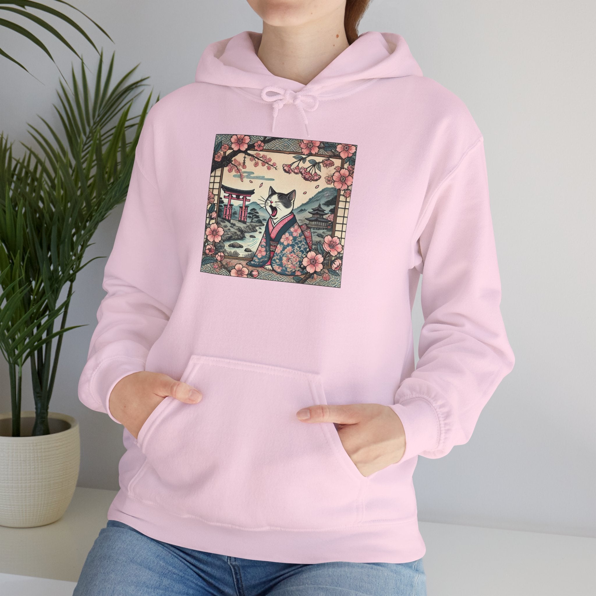 Geisha Cat Hoodie - Unisex