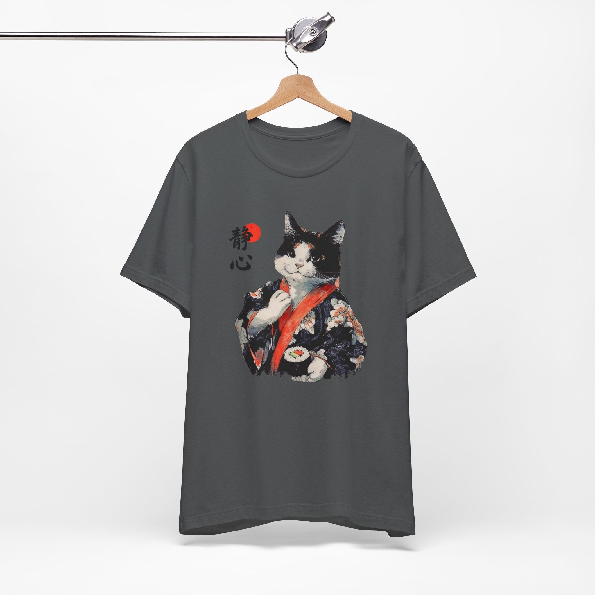 Sushi Cat T-Shirt | Japanese Kimono Neko