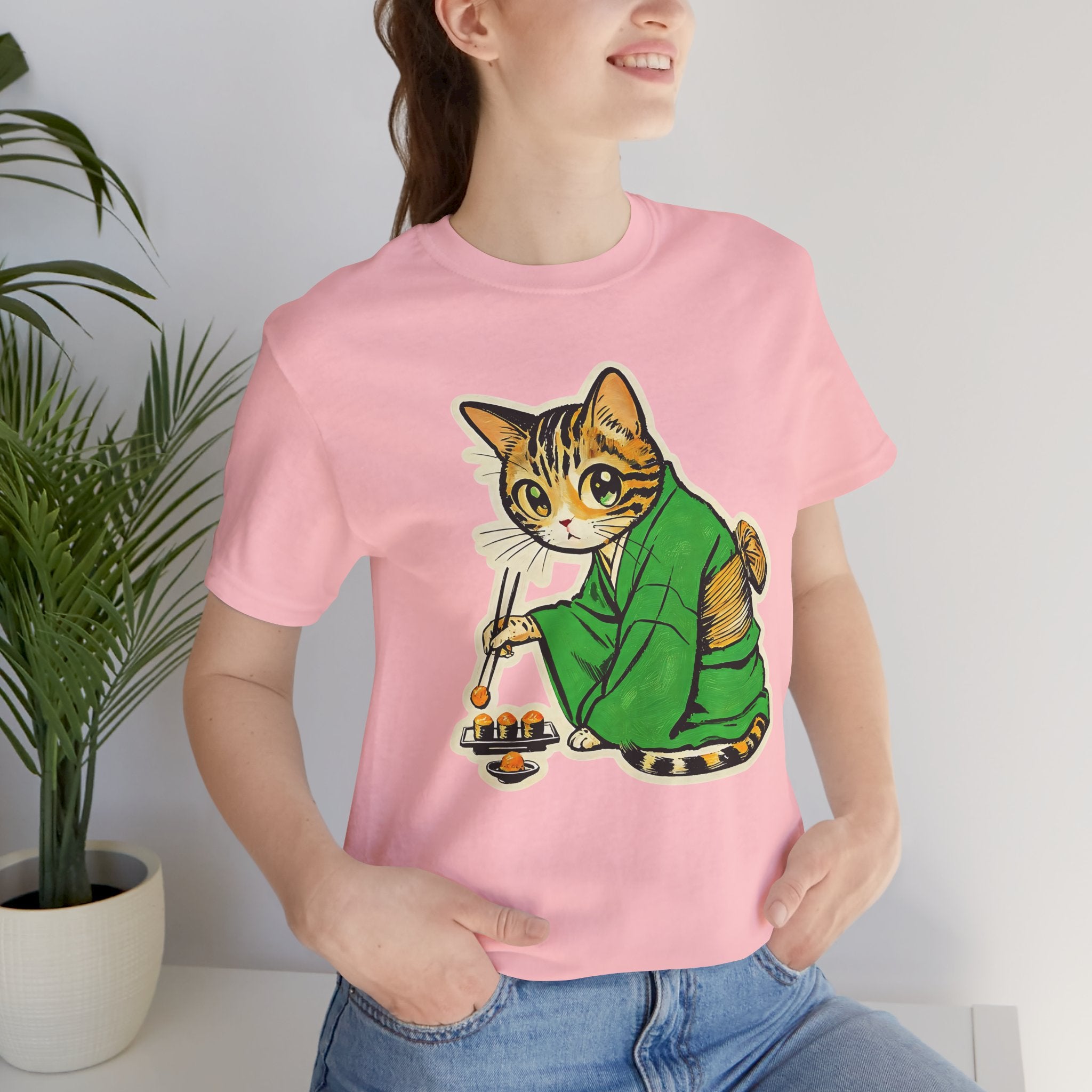 Kawaii Bengal Kimono Cat Shirt  Sushi Cat Tee