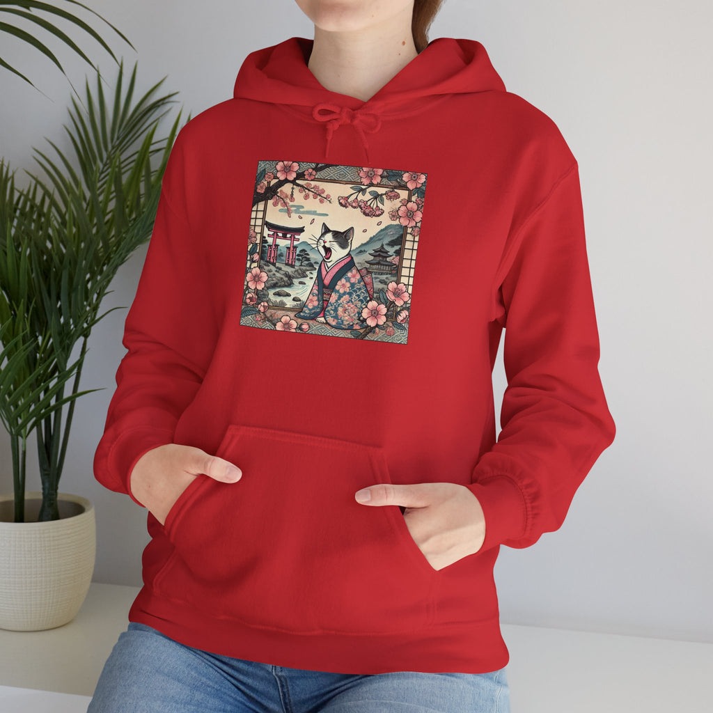 Geisha Cat Hoodie - Unisex