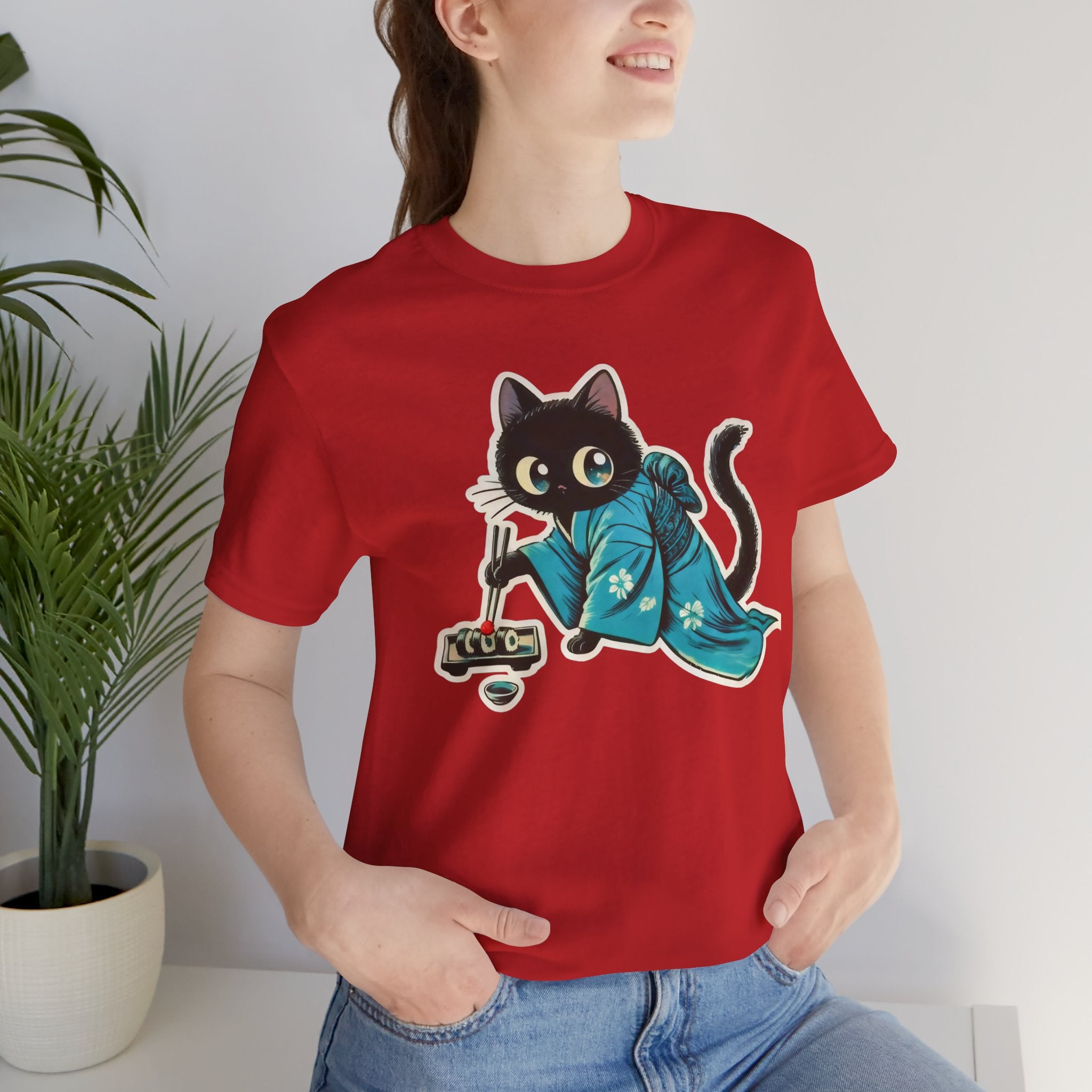Sushi Cat Shirt - Japanese Kawaii Cat Tee