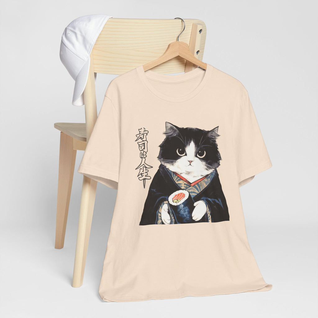 Japanese Neko Cat Tee | Cat in Kimono Shirt