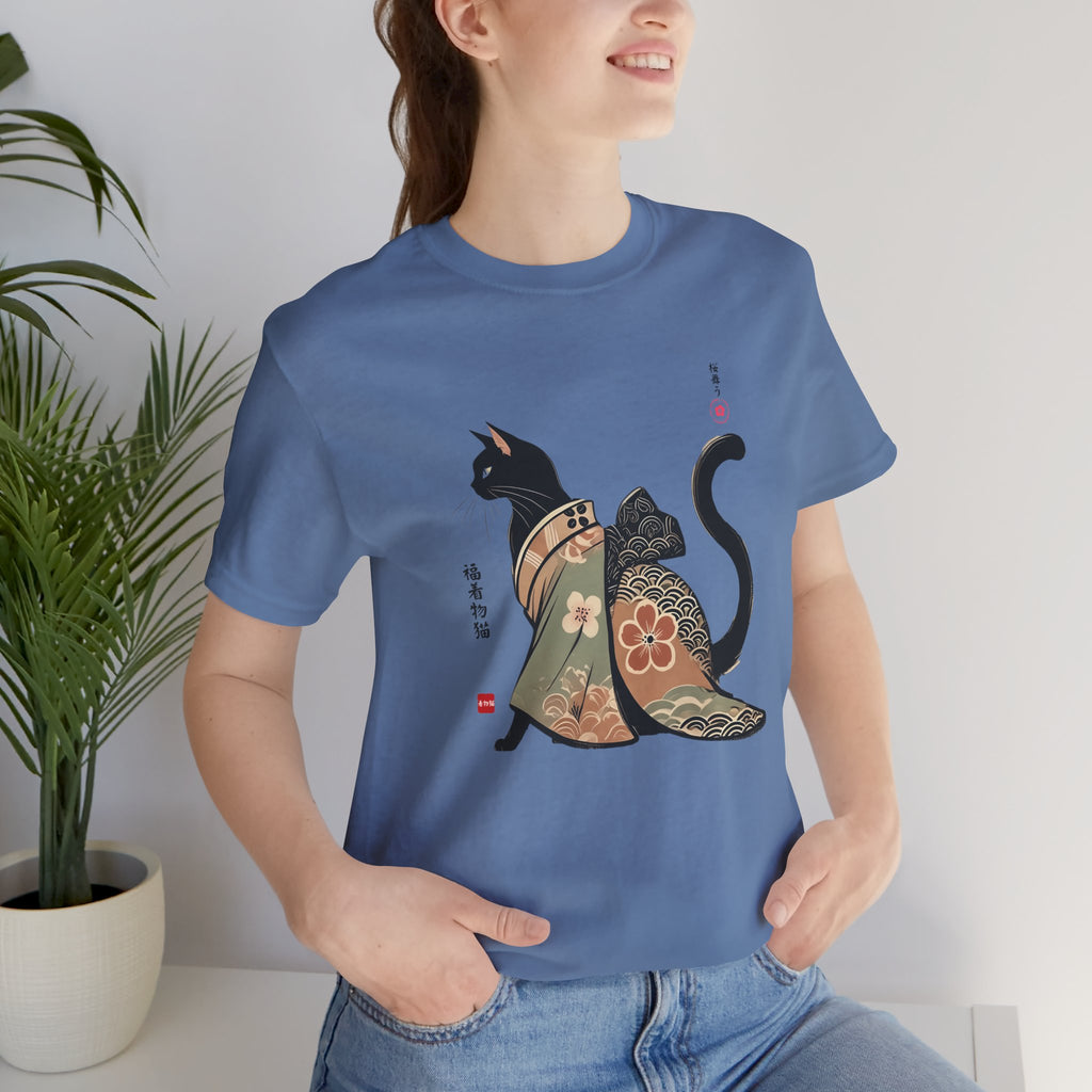 Lucky Kimono Cat Tee – Unisex