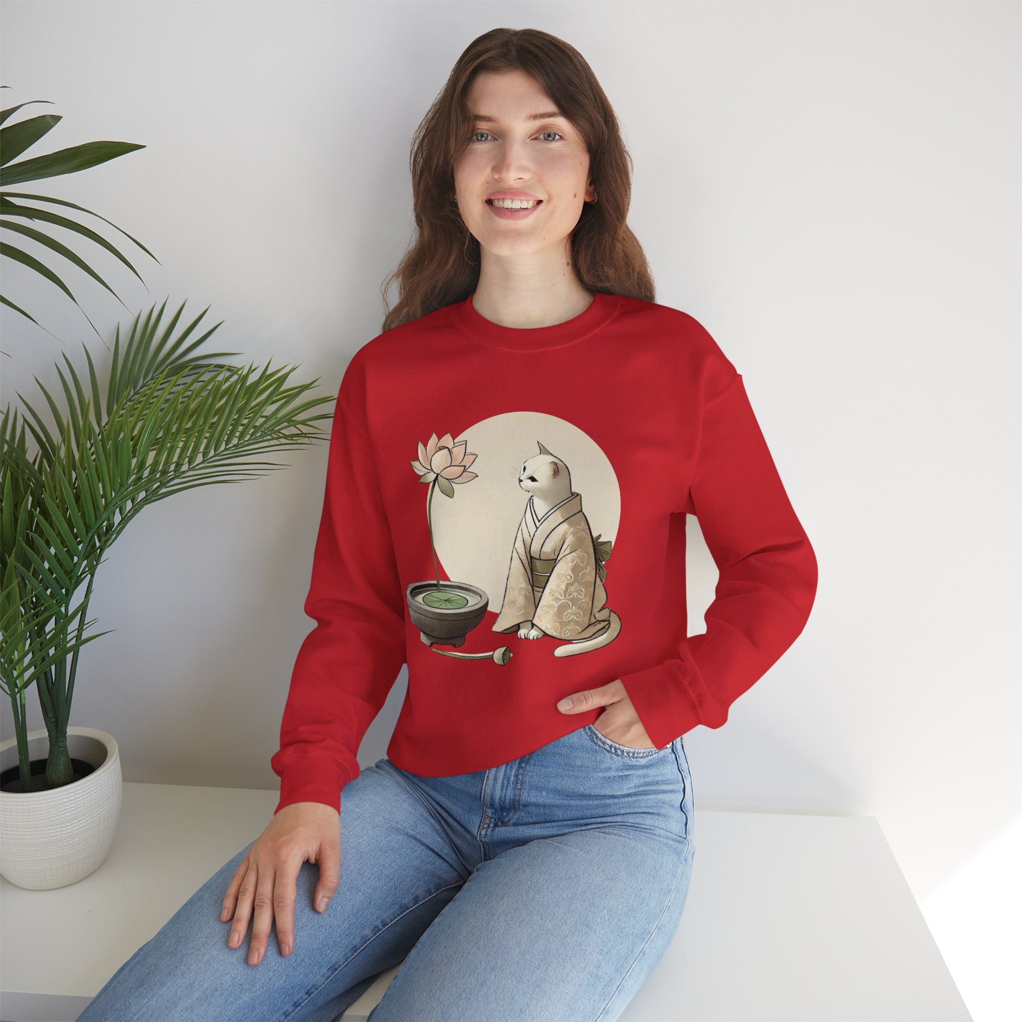 Geisha Cat Sweatshirt