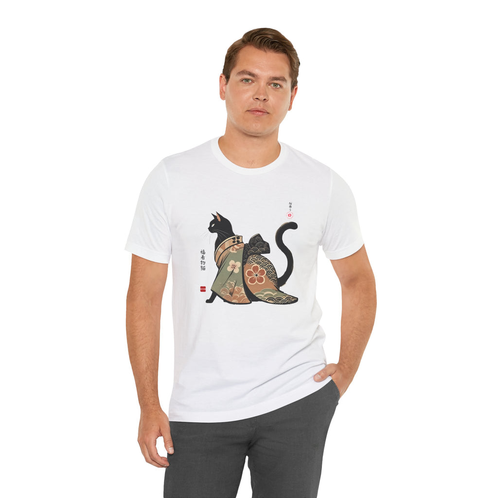Lucky Kimono Cat Tee – Unisex